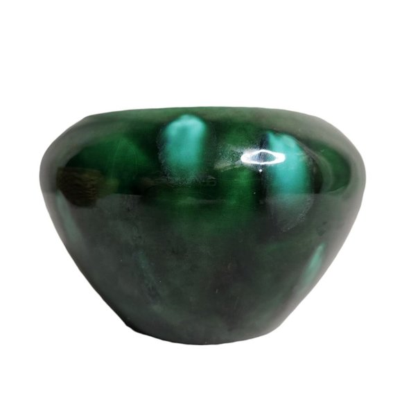 The Violet Pot 1997 Vintage Jade Green Ceramic African Violets - Picture 2 of 8